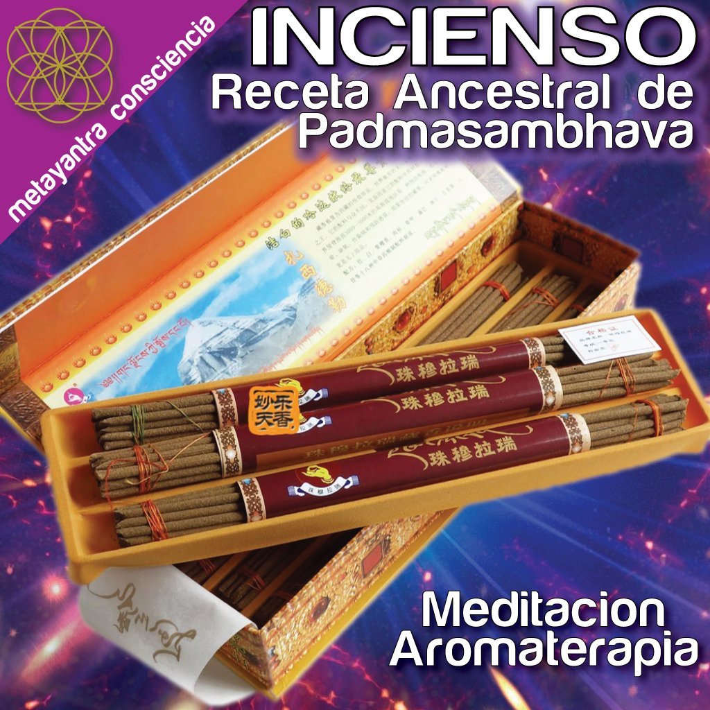 108 Varitas de Incienso Sagrado de Padmasambhava - Metayantra Consciencia